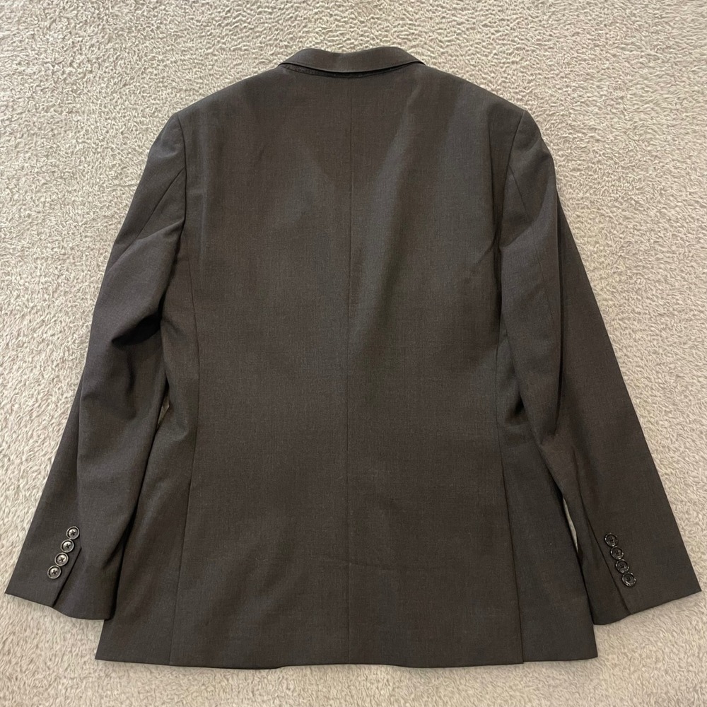 J.Crew Loro Piana Ludlow Suit Jacket Mens 38S Dark Gray Super 120s Wool Blazer - Picture 8 of 14